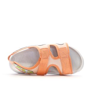 Sandales Orange/Grise Garçon Nike Sunray vue 4