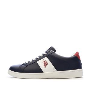 Baskets Marine/Blanc/Rouge Homme US Polo ASSN High-top vue 0