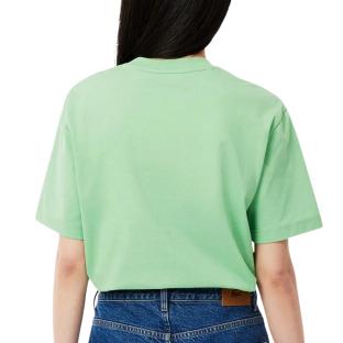 T-shirt Vert Femme Lacoste TF7215 vue 0