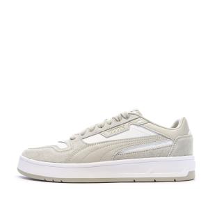 Baskets Beige/Blanc Homme Puma Court Classic Street vue 0
