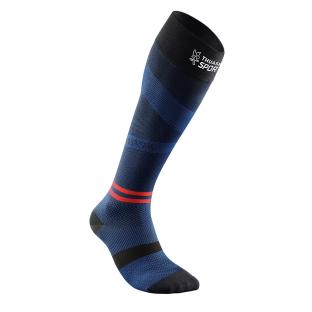 X1 Paire de Chaussettes hautes de compression Marine Run/Trail UP ACTIV vue 0