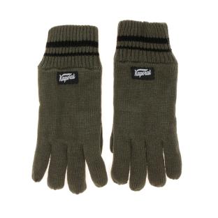 Gants Kaki/Noir Homme Kaporal OLINDO pas cher