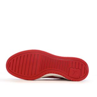 Baskets Blanches/Rouges Homme Puma Pro Classic vue 5