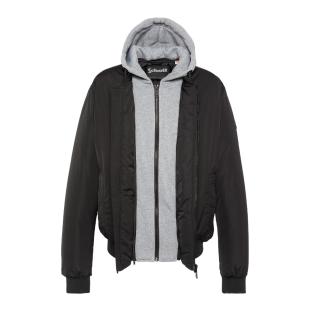 Blouson Noir Schott Pastron Amovible vue 0