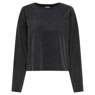 T-Shirt Manches Longues Noir Femme JDY Washed vue 0