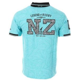 Polo Turquoise Homme Rugby KUMARA vue 2