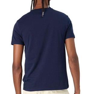 T-Shirt Marine Homme Timberland Sleeve vue 0