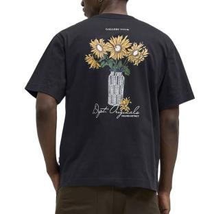 T-shirt Noir Homme Jack & Jones Lington vue 2