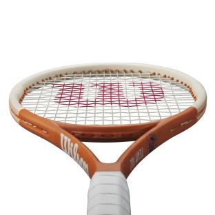 Raquette de tennis Blanche/Orange Mixte Wilson Roland Garros vue 3