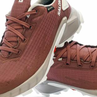 Chaussures de Trail Rouge/Blanche Femme Salomon Alphacross 4 vue 7