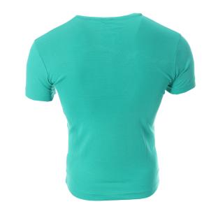 T Shirt Turquoise/Vert Homme la maison Blaggio Theo vue 2