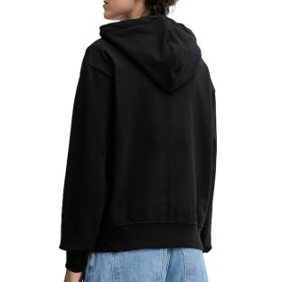 Sweat Zippé Noir Femme Calvin Klein Jeans Archive vue 2