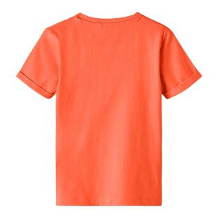 T-shirt Orange Garçon Name it Vux vue 2