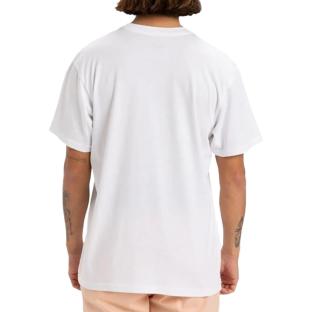 T-shirt Blanc Homme Quiksilver Retro Fade Yem vue 2