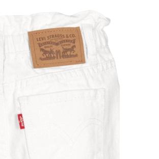 Jean Blanc Fille Levi's 4EE361 vue 2