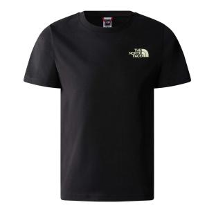 T-shirt Noir Fille The North Face Relaxed pas cher
