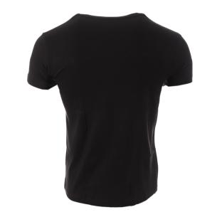 T-shirt Noir Homme Schott V Neck Basic vue 2