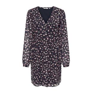 Robe Marine/Bordeaux Femme Only Button pas cher