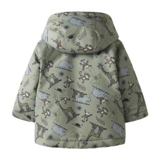 Blouson Vert Garçon Name it Animaux vue 2