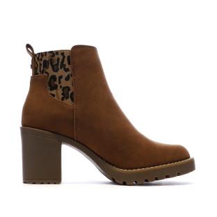 Braune Damenstiefeletten von Only mit Absatz Ansicht 0