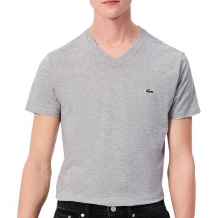 T-shirt Gris Homme Lacoste TH6710001 pas cher