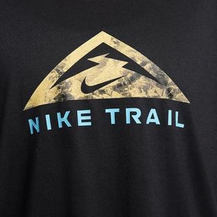 T-shirt de Sport Noir Femme NikeTrail vue 0