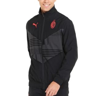 AC Milan Veste de survêtement Noir Homme Puma 765055 pas cher