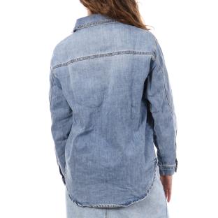 Chemise Bleu Femme Monday Premium LV256 vue 2