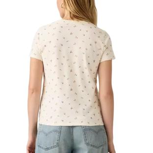 T-Shirt Écru Femme Levi's Perfect 1 vue 0