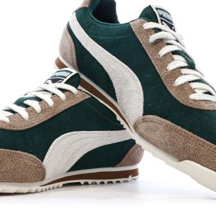 Baskets Beiges/Vertes Homme Puma Arizona vue 7