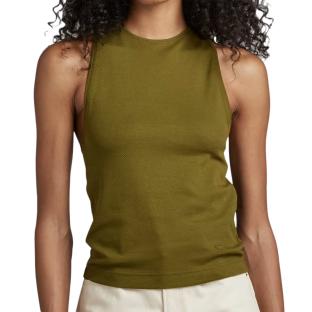 Débardeur Kaki Femme G Star Raw Racer Slim pas cher