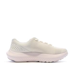 Chaussures de Running Blanc Femme Under Armour Charged Surge 4 vue 2