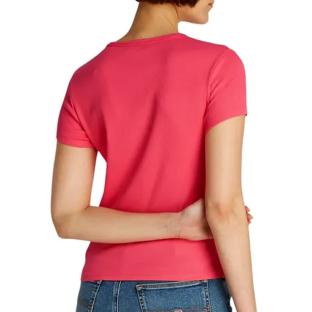 T-Shirt Rose Femme Tommy Hilfiger DW0DW17383 vue 2