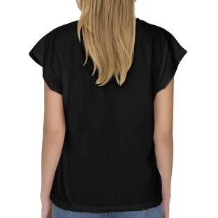 T-Shirt Noir Femme JDY Rose vue 0