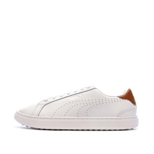 Zapatillas de golf Puma Hypnotic Blanco/Camel, Hombre ver 0