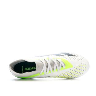 Chaussures de foot Blanc/Vert Homme Predator Accuracy.2 FG vue 4