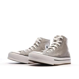 Baskets Grises Femme/Fille Converse Chuck Taylor All Star Eva vue 0