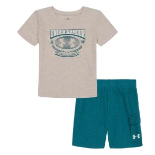 Conjunto beige/verde para niño Under Armour Cargo ver 0