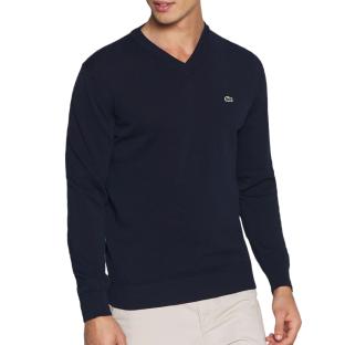 Pull Marine Homme Lacoste AH2183 pas cher