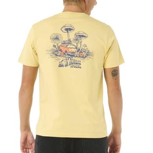 T-Shirt Jaune Homme Rip Curl Keep Trucking vue 0