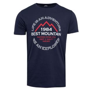 T-shirt Marine Homme Best Mountain 2005 pas cher