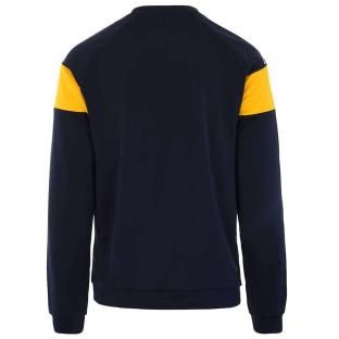 Sweat Marine/Jaune Homme Kappa Dido vue 0