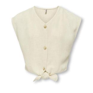 Camiseta sin mangas beige para niña de ONLY Kogsiesta ver 0