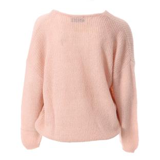 Pull Rose Fille Teddy Smith Academy vue 2