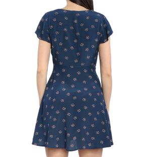 Robe Marine Femme Pepe jeans Becca vue 2