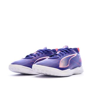 Chaussures de futsal Violettes/Roses Garçon Puma Ultra 5 Play vue 6