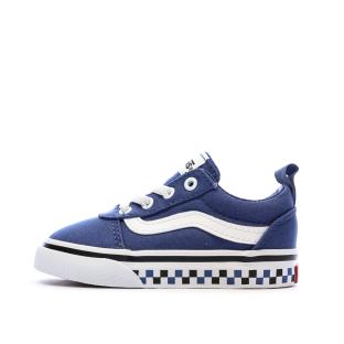 Baskets Bleu Garçon Vans Ward Slipon Variety Sidewa pas cher