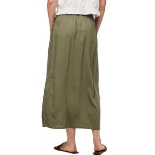 Jupe Verte Femme Pieces Pia vue 0