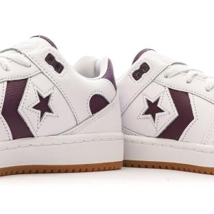 Baskets Blanches Homme Converse Leather vue 7