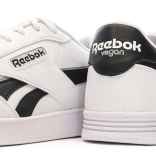Baskets Blanc/Noir Homme Reebok Court Advance Vegan vue 7